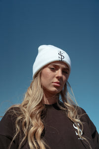 WHITE FS BEANIES