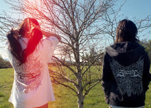 Carica l&#39;immagine nel visualizzatore di Gallery, NIGHTSHADE REVOLT ZIP UP HOODIE
